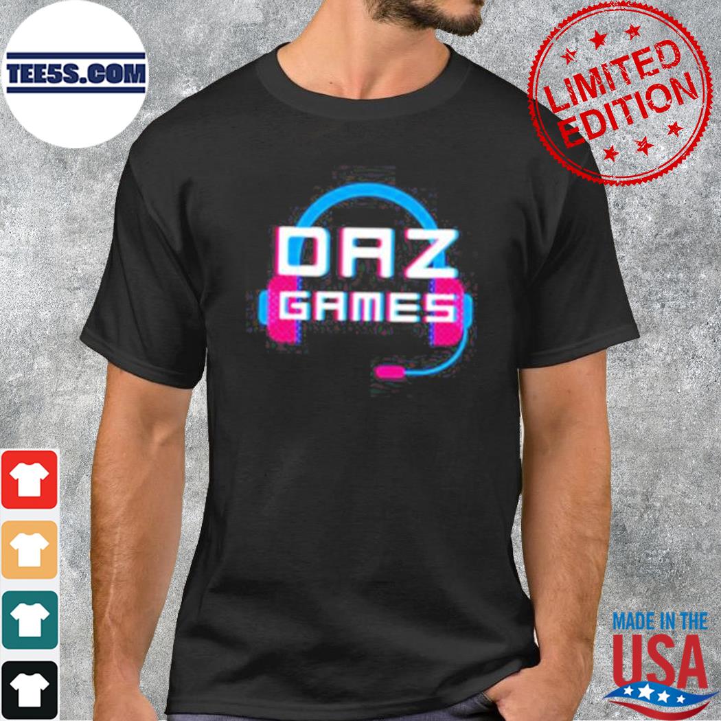 Daz Black Merch Daz Games Headphone tee shirt