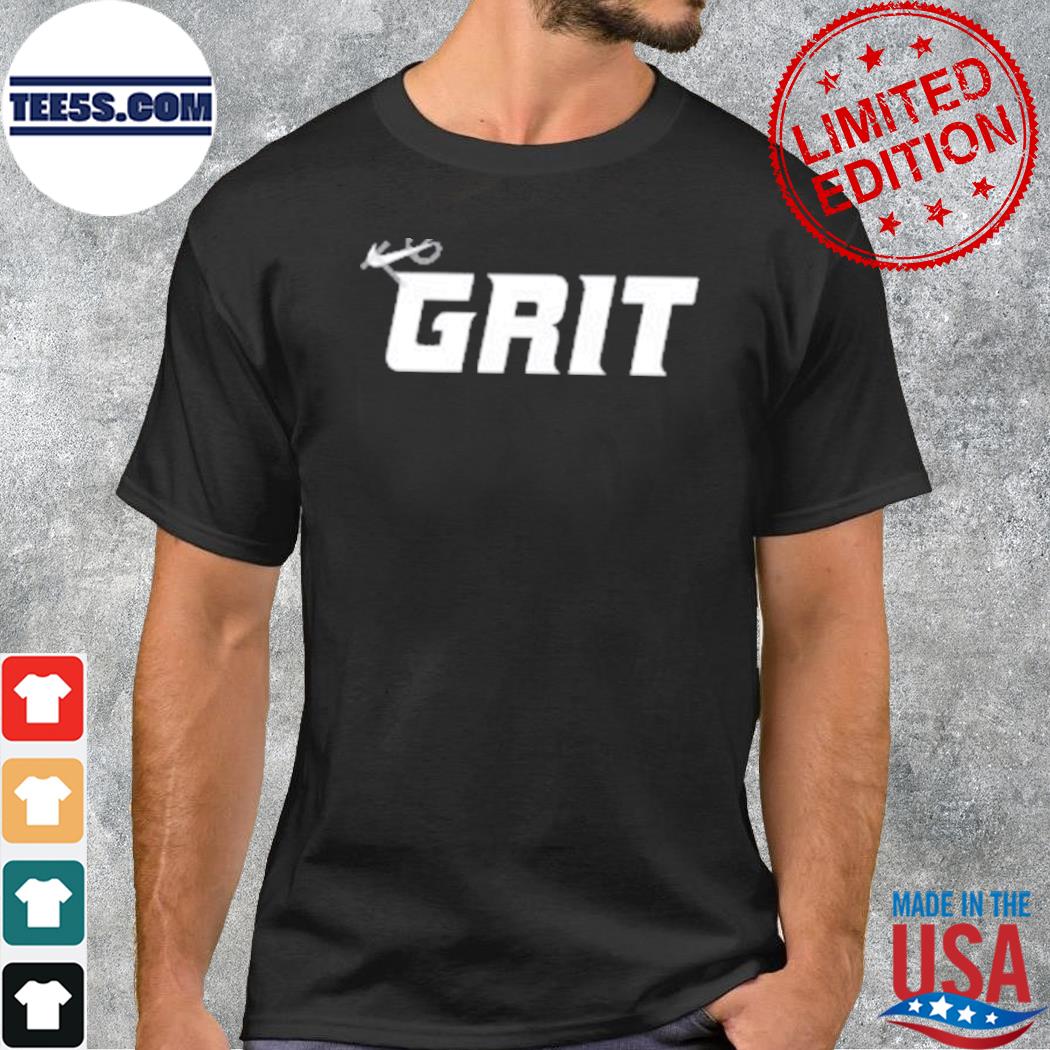 Detroit lions brad holmes wearing grit tee shirt