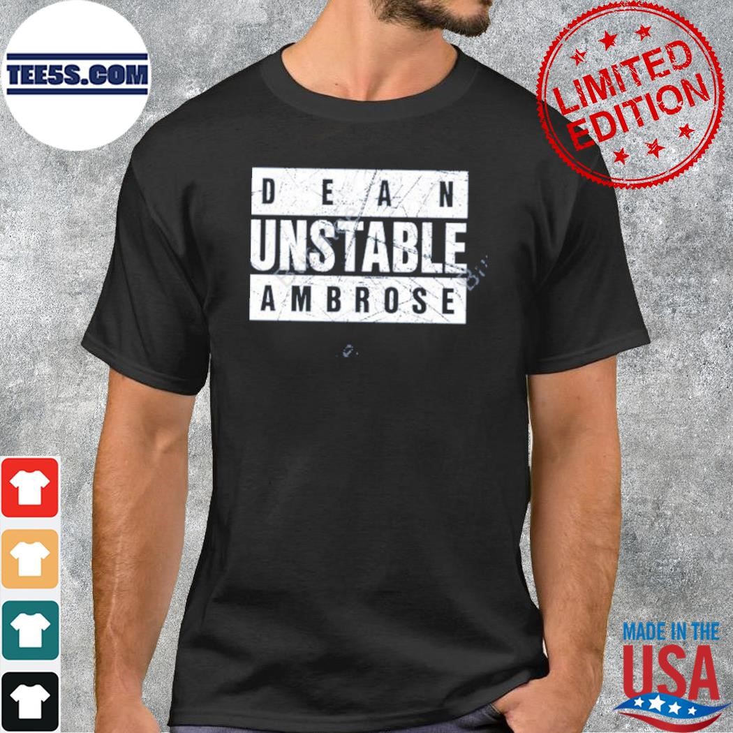 2023 Will freeark wearing dean ambrose unstable shirt