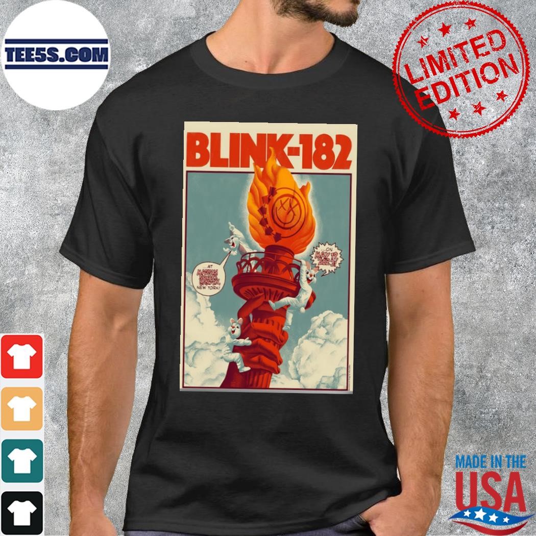 2023 show blink-182 new york ny poster shirt