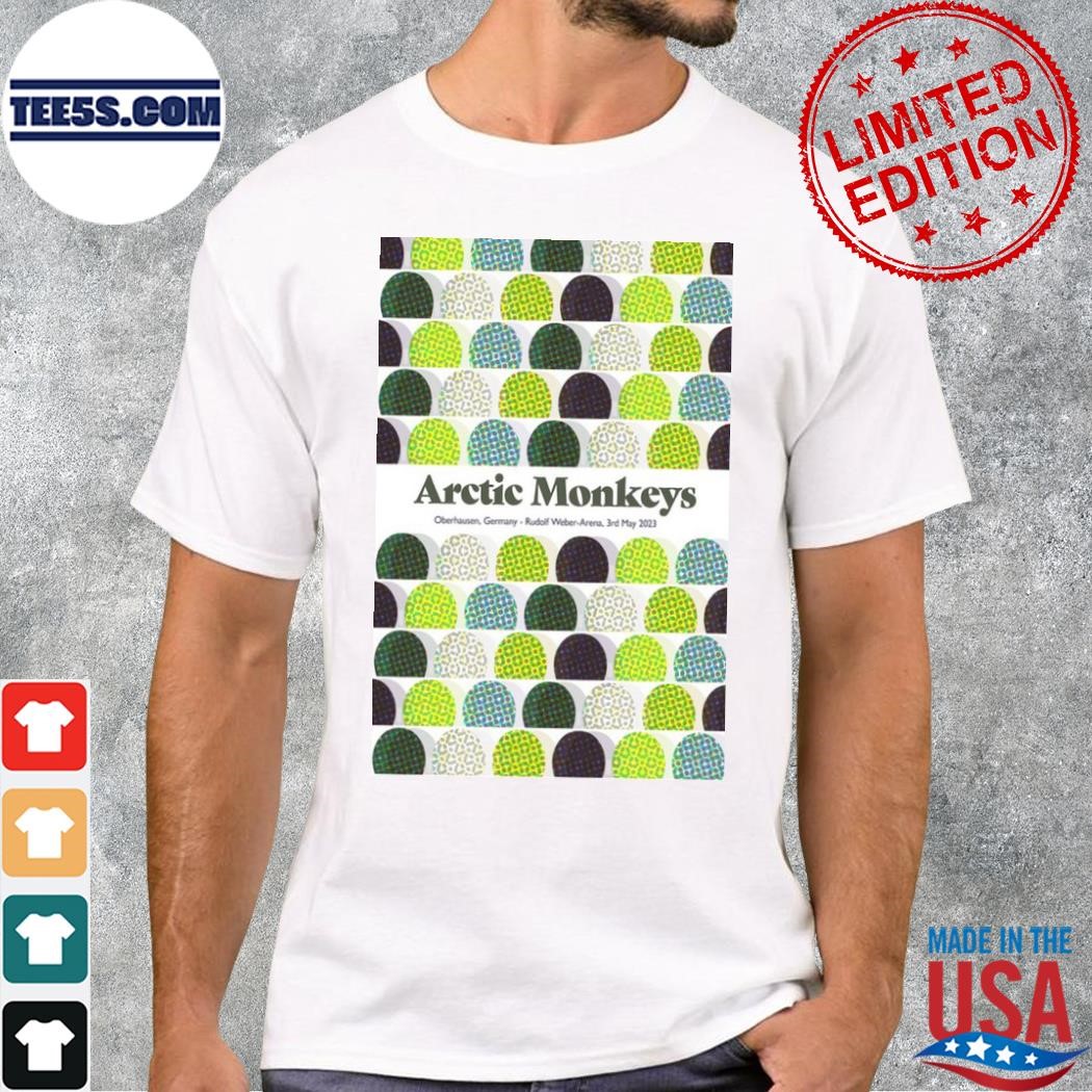 Arctic monkeys 2023 oberhausen Germany poster shirt