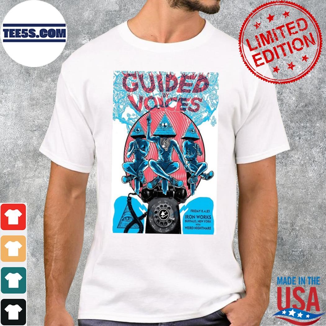 Guided By Voices Buffalo Ironworks Buffalo, NY Aug 4, 2023 Poster shirt