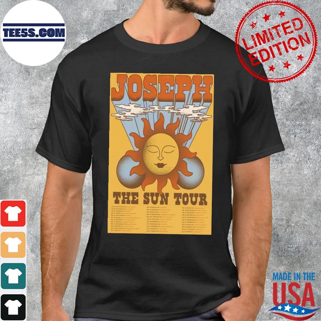 Joseph band 2023 the sun tour poster shirt