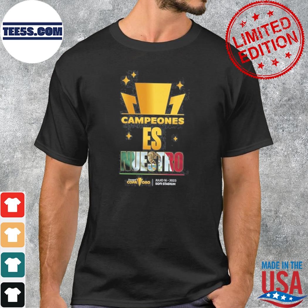 Mexico GoldCup Concacaf 2023 Campeón Champions T Shirt
