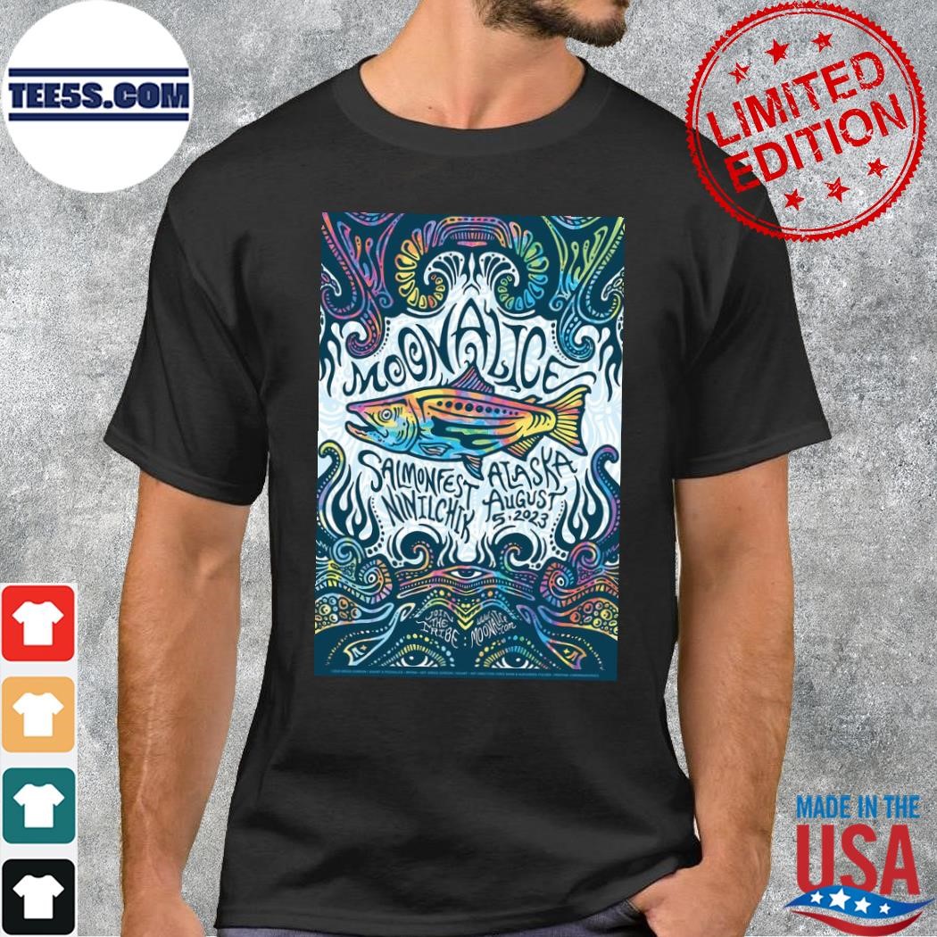 Moonalice ninlichik Alaska aug 5th 2023 poster shirt