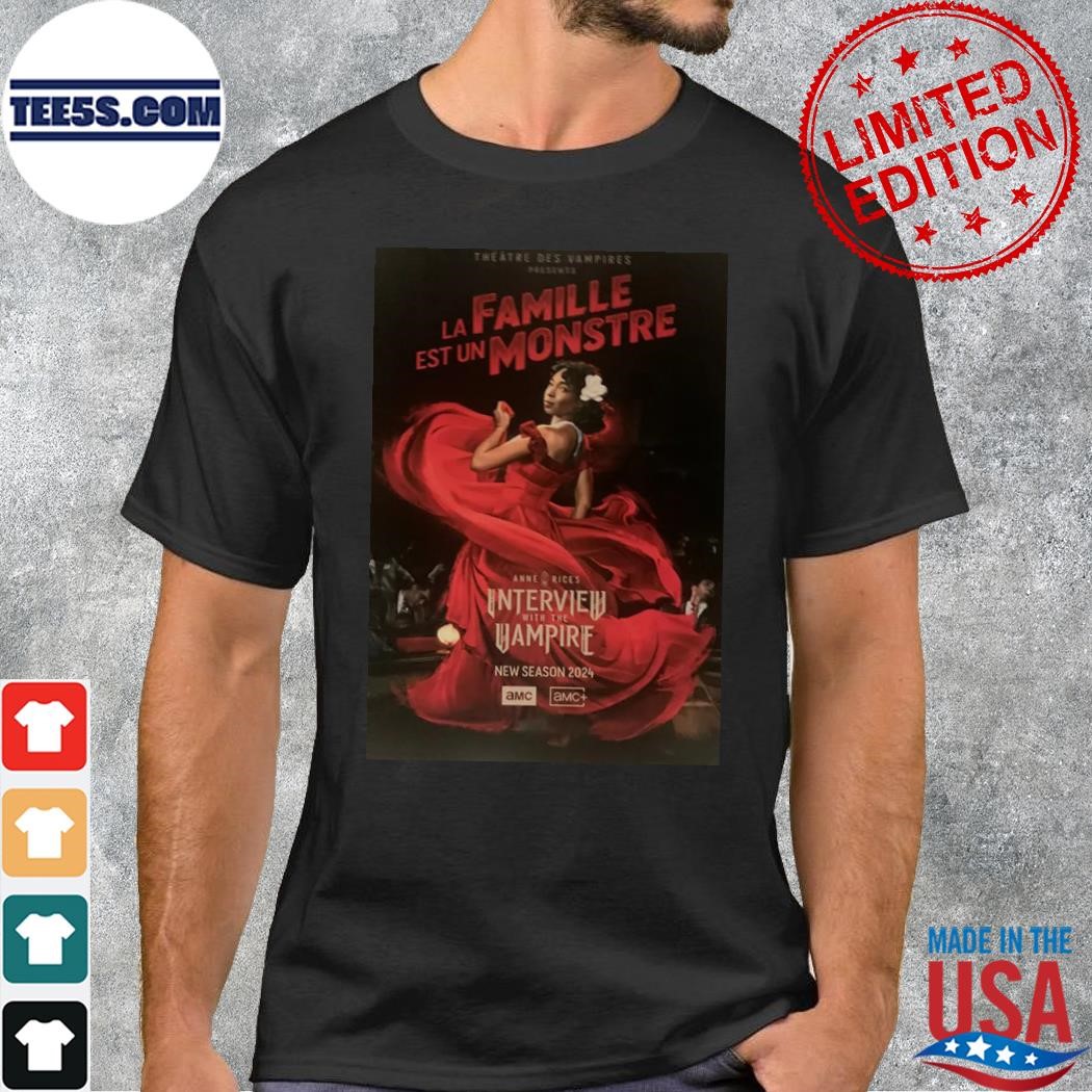 New claudia anne rices interview with the vampire poster shirt