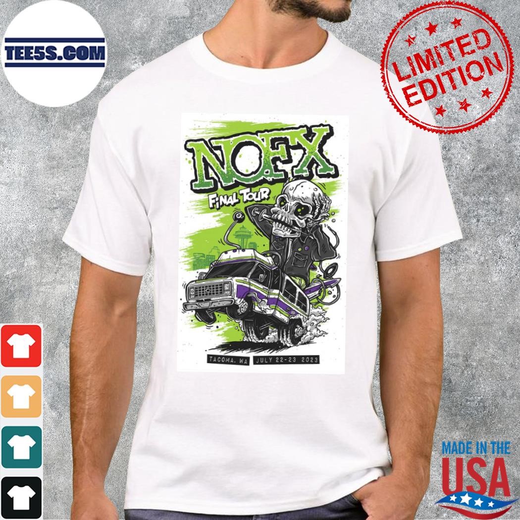 Nofx tacoma wa the lemay museum america's car museum july 23 2023 shirt