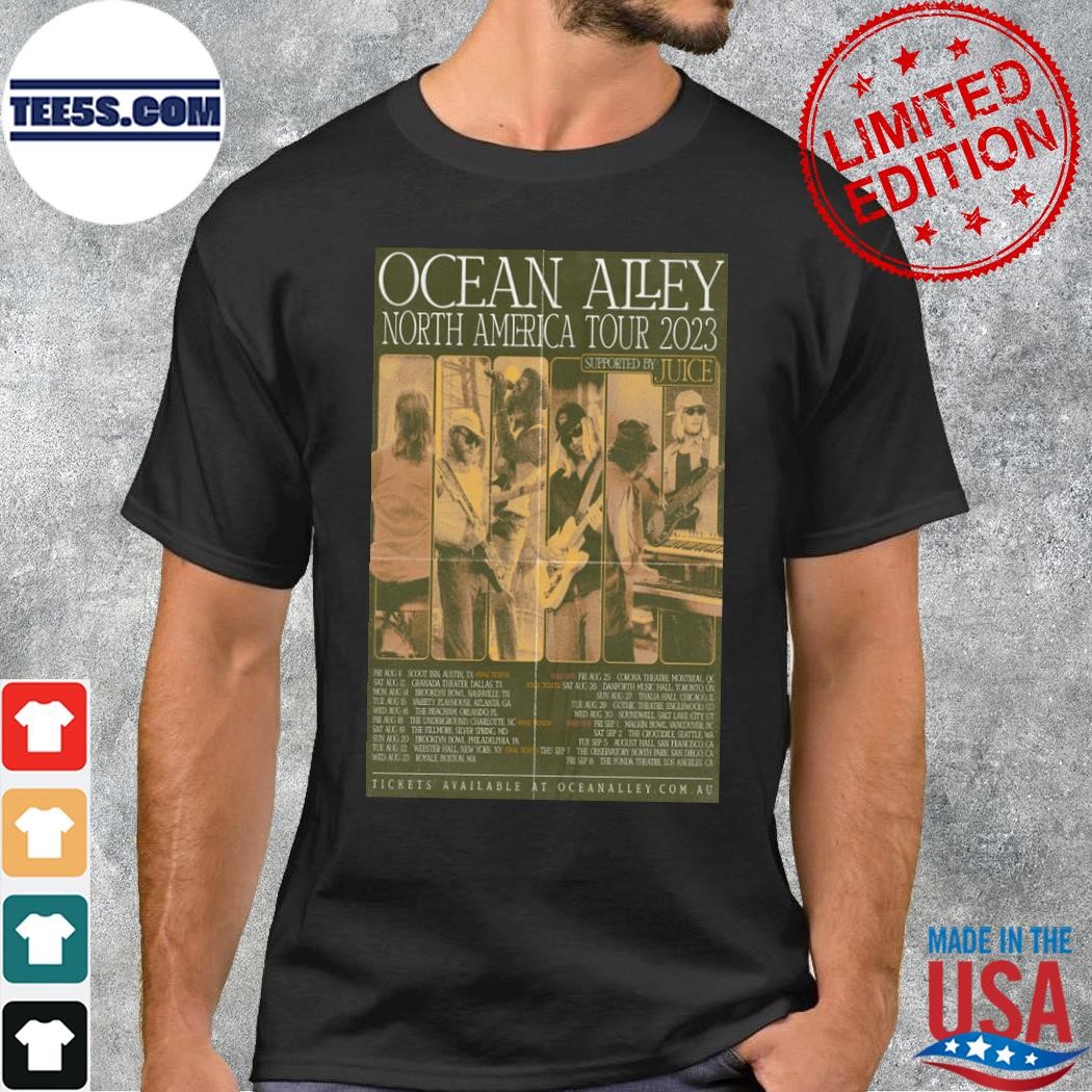 North America tour 2023 ocean alley shirt
