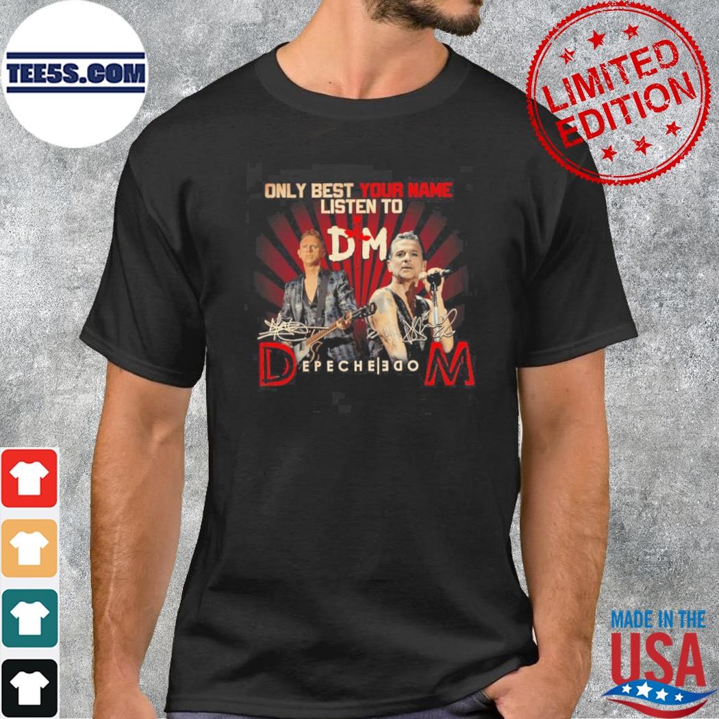 Only Best Custom Your Name Depeche Mode T-Shirt