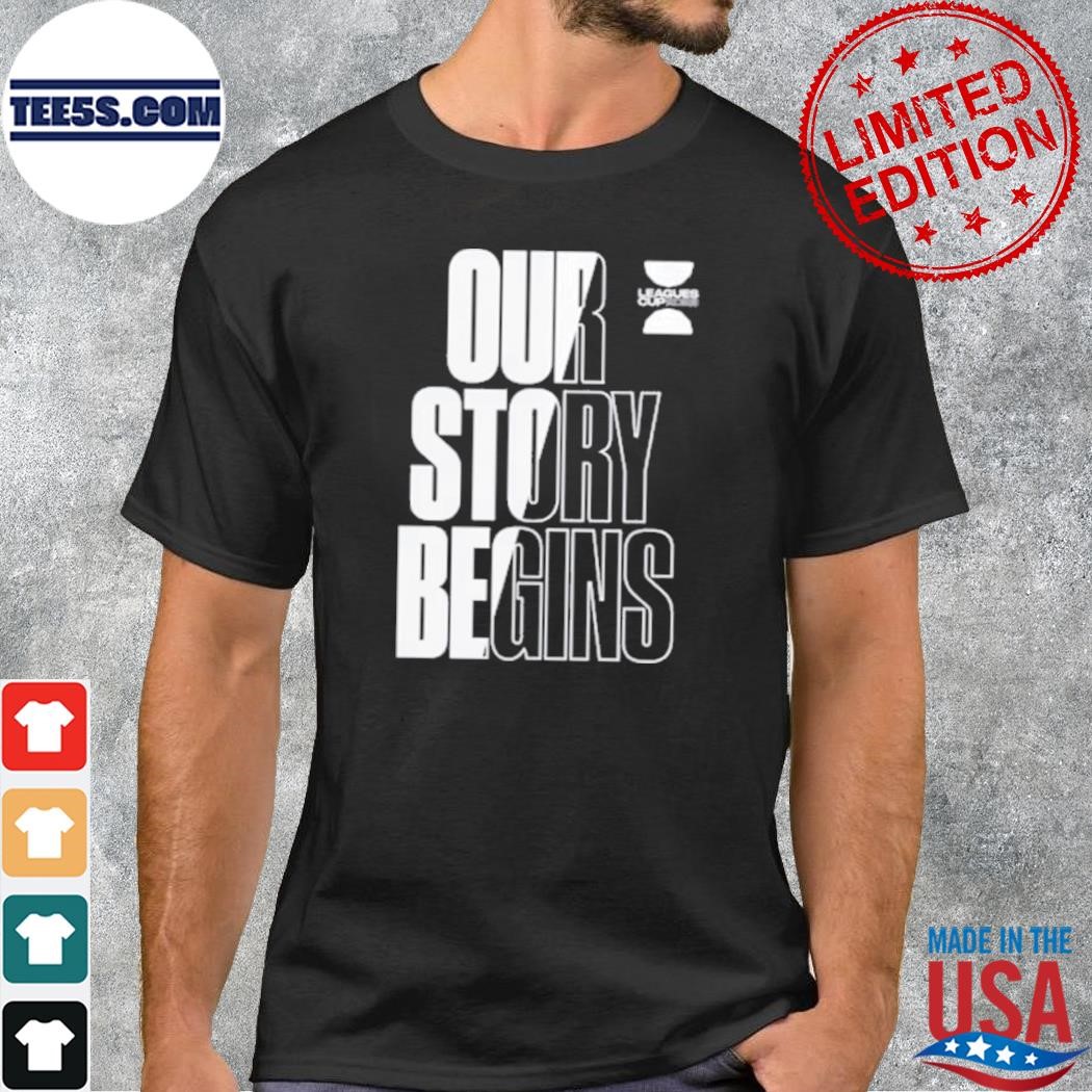 Our story branded black 2023 leagues cup motto shirt