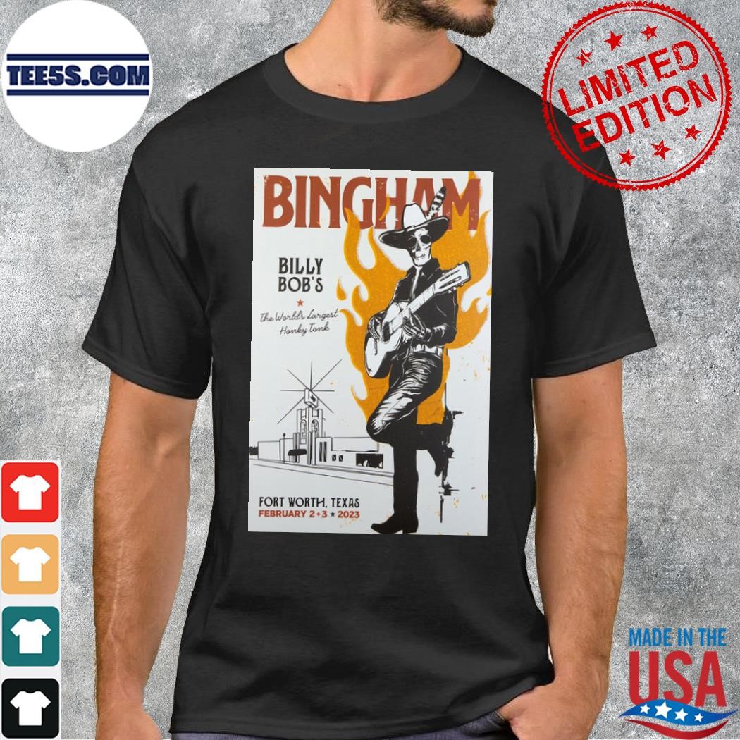 Ryan bingham billy bob's fort worth february 2 3 2023 poster shirt