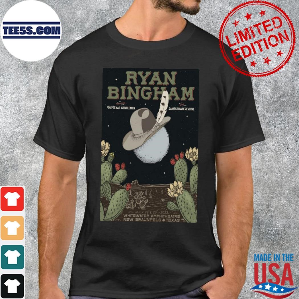 Ryan bingham july 28-29 2023 whitewater amphitheater new braunfels tx poster shirt