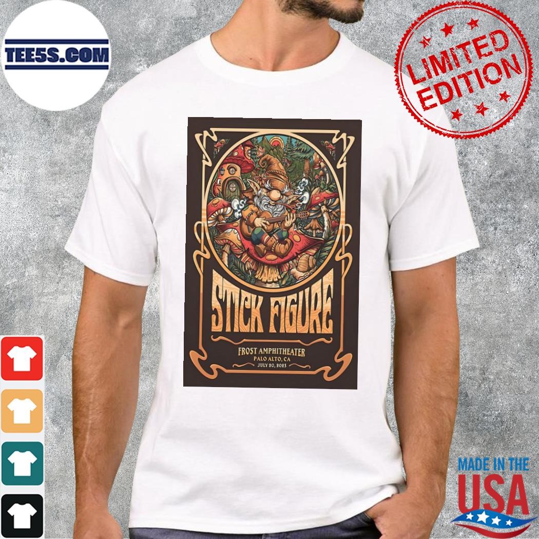 Stick figure palo alto ca july 20 2023 event poster shirt
