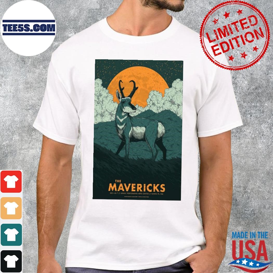 The mavericks lensic performing arts center santa fe nm dec 6 and 7 2023 poster shirt