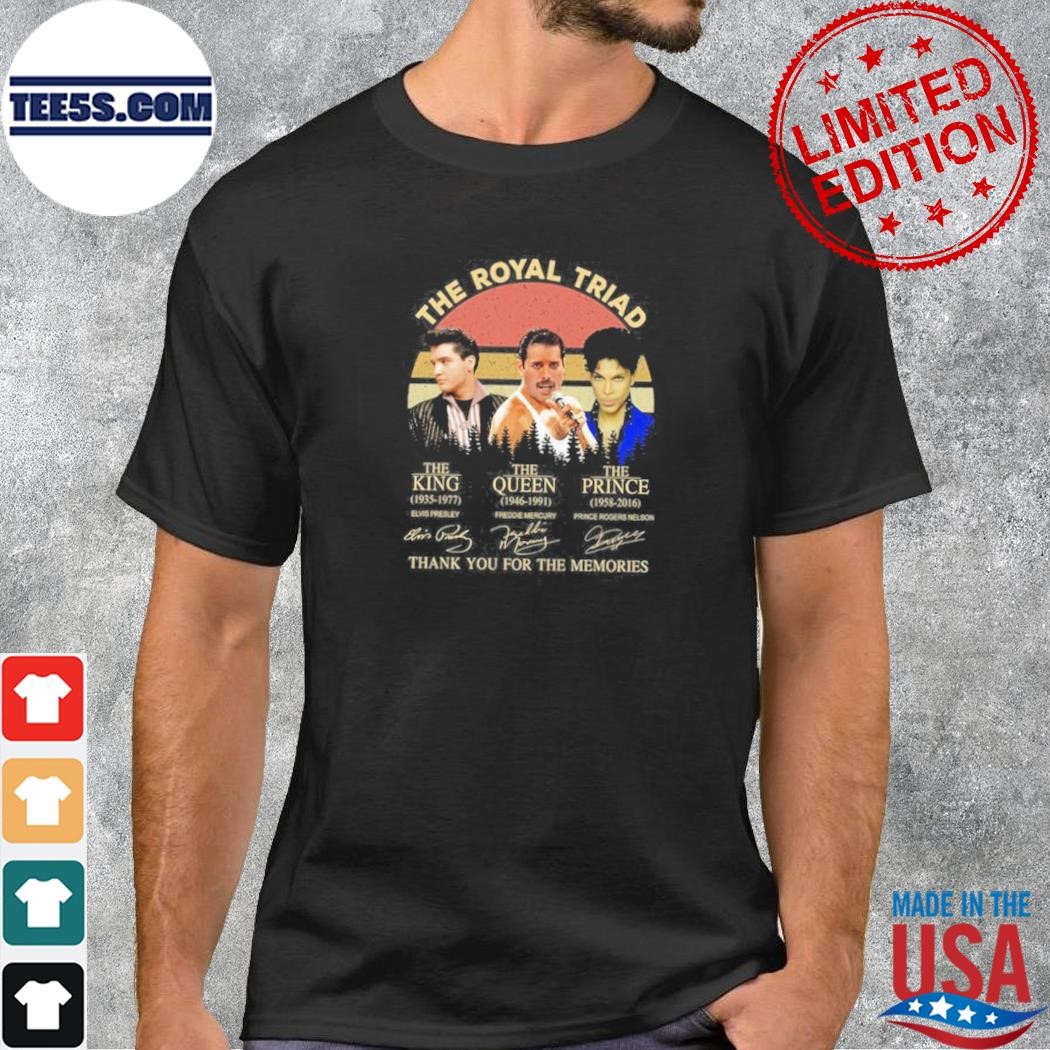 The royal triad thank you for the memories shirt