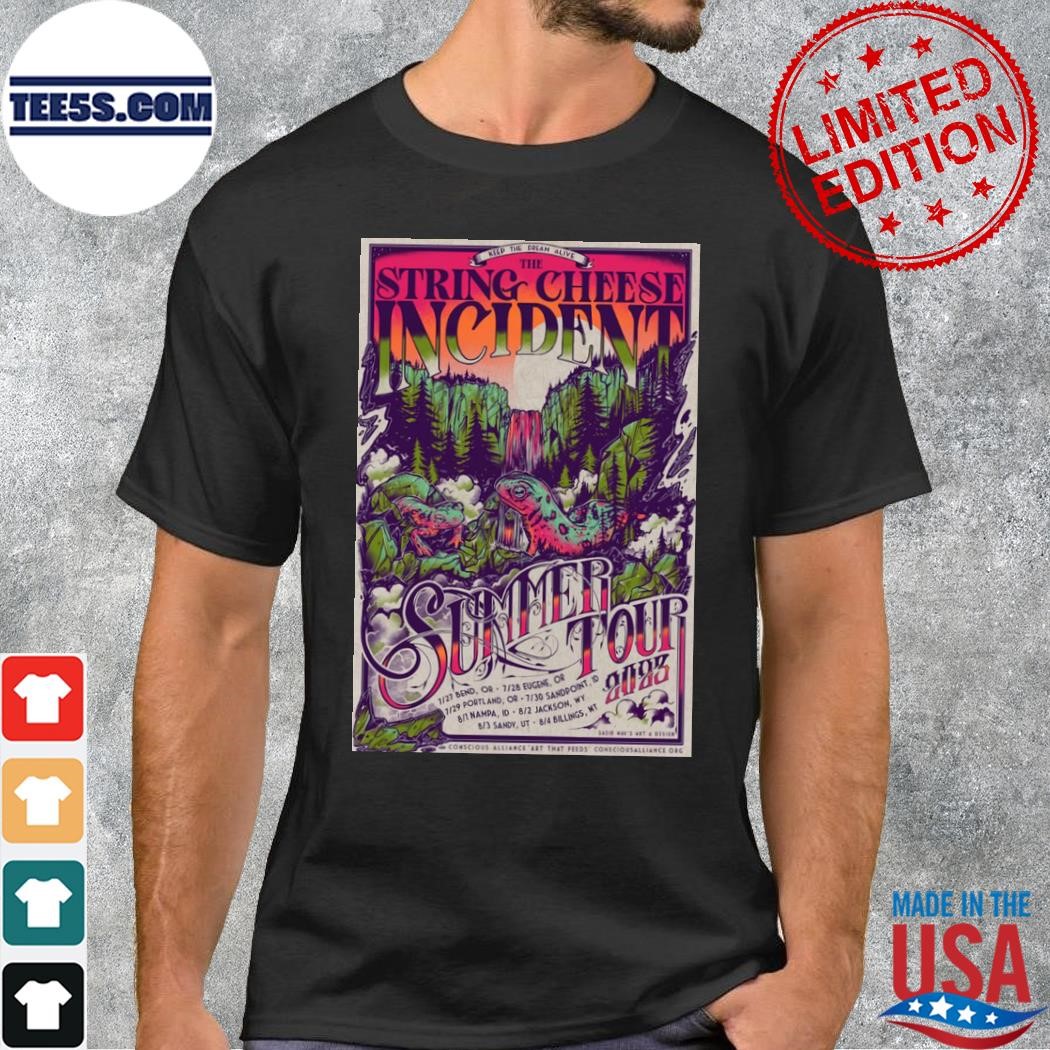 The string cheese incident 2023 summer tour shirt