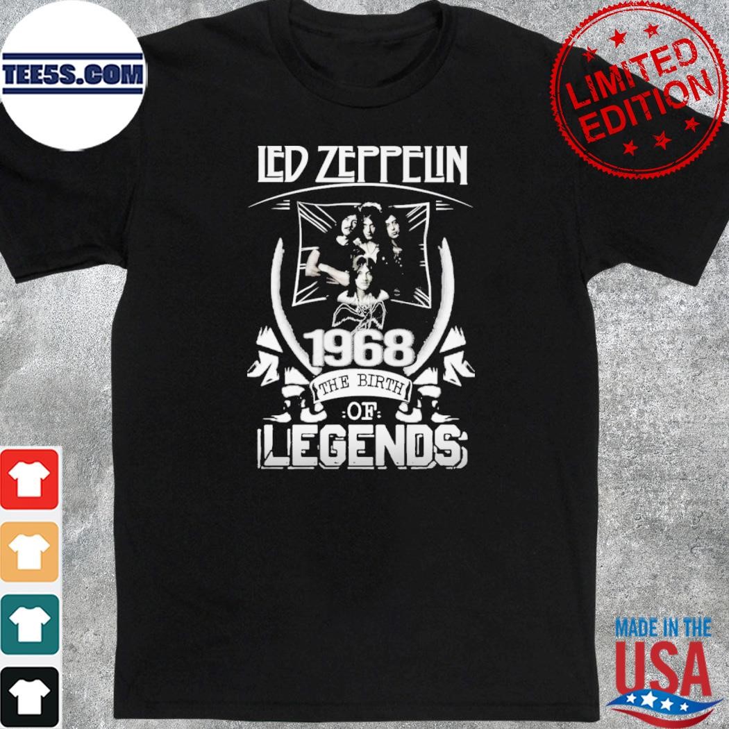 2024 Led Zeppelin 1968 the birth of legends shirt
