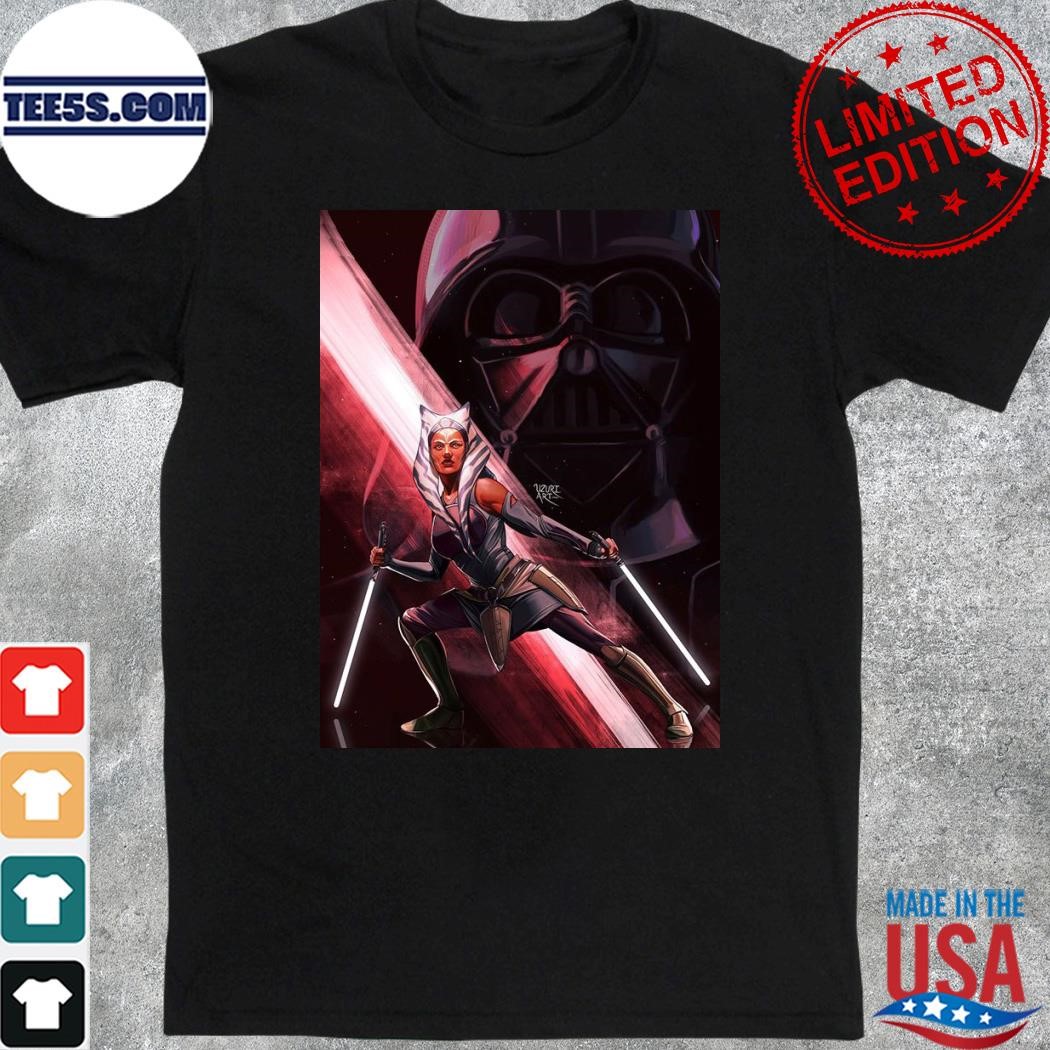 Ahsoka vs darth Vader Star wars poster shirt