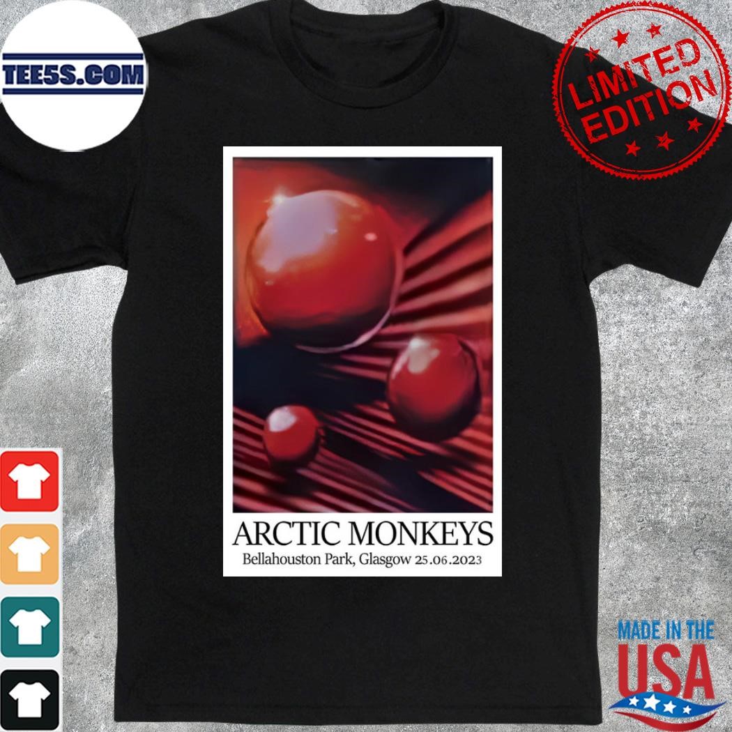 Arctic monkeys bellahouston park glasgow uk 2023 poster shirt