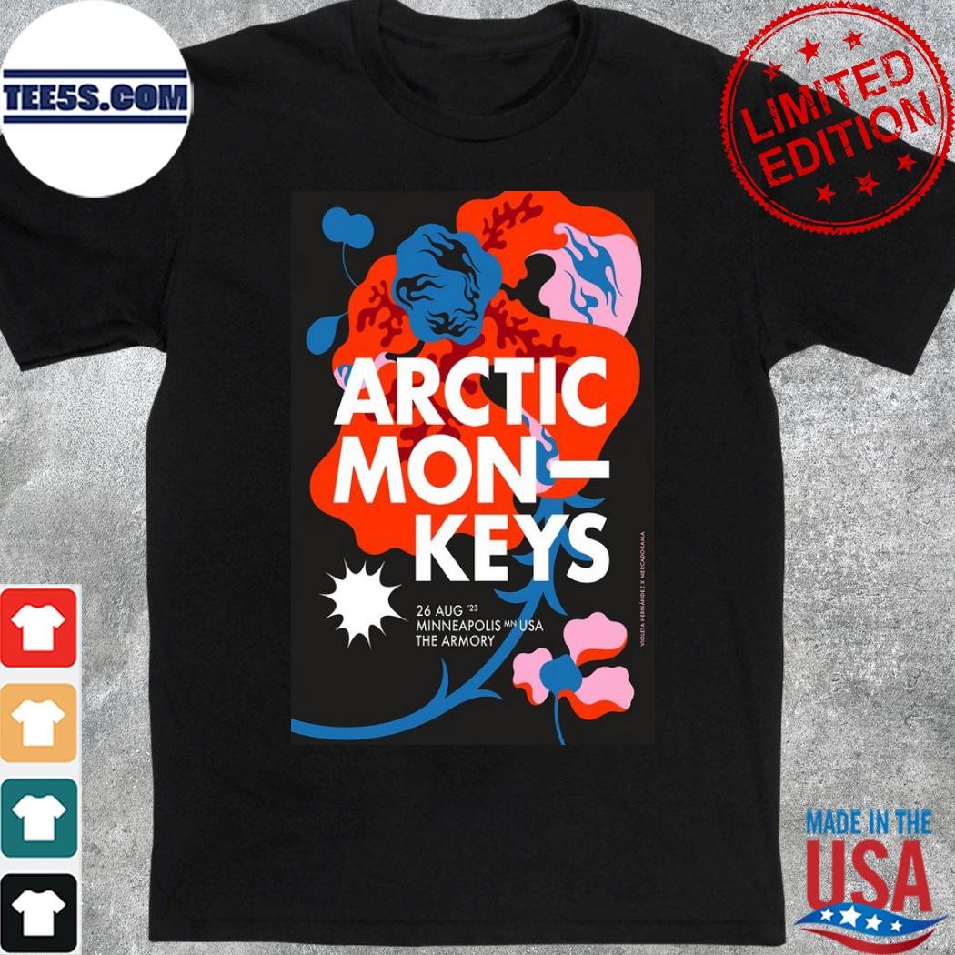 Arctic monkeys minneapolis mn event 08.26.23 poster shirt
