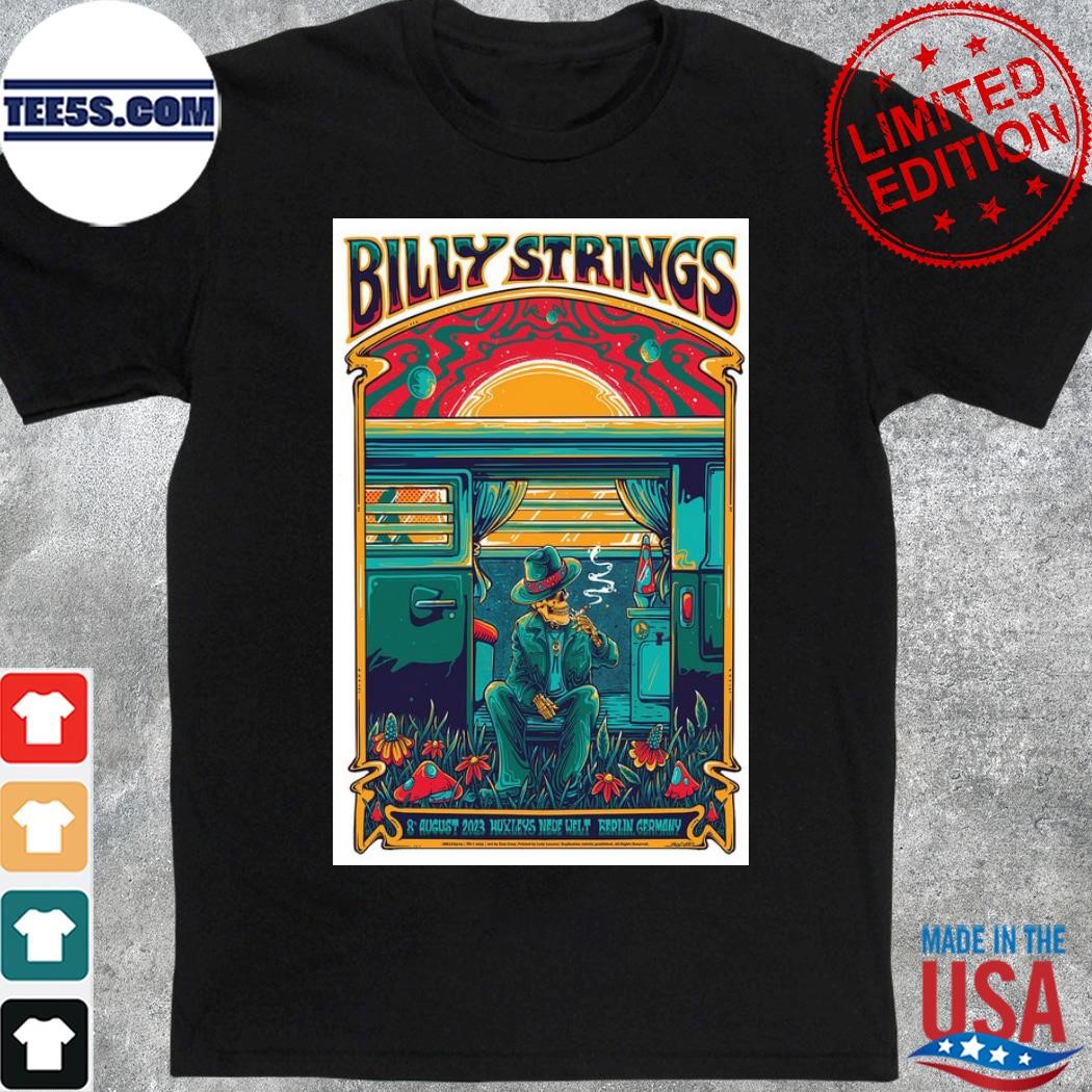 Billy strings aug 8 2023 Germany poster shirt