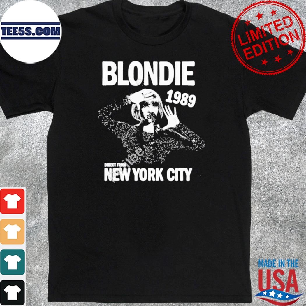 Blondie 1989 direct from new york city heavy metal shirt