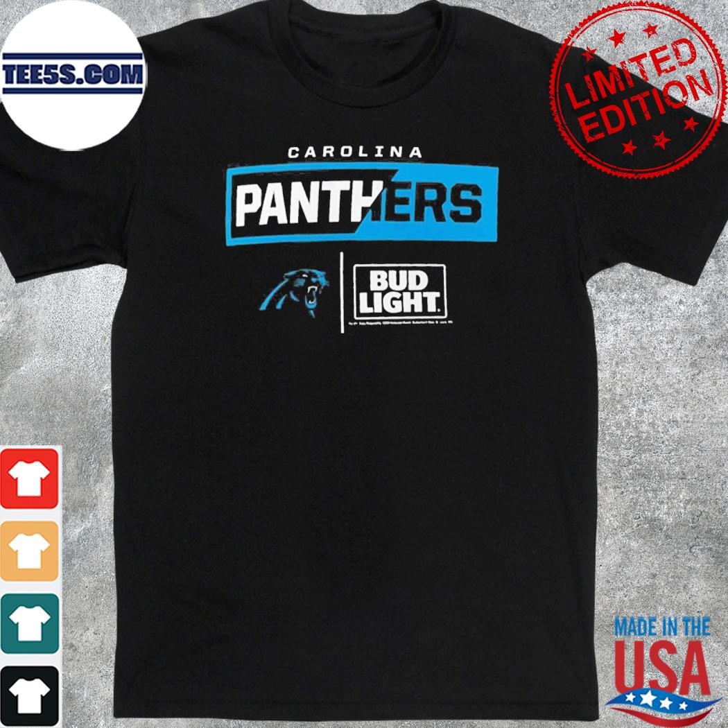 Carolina Panthers Fanatics Branded Nfl X Bud Light T-Shirt