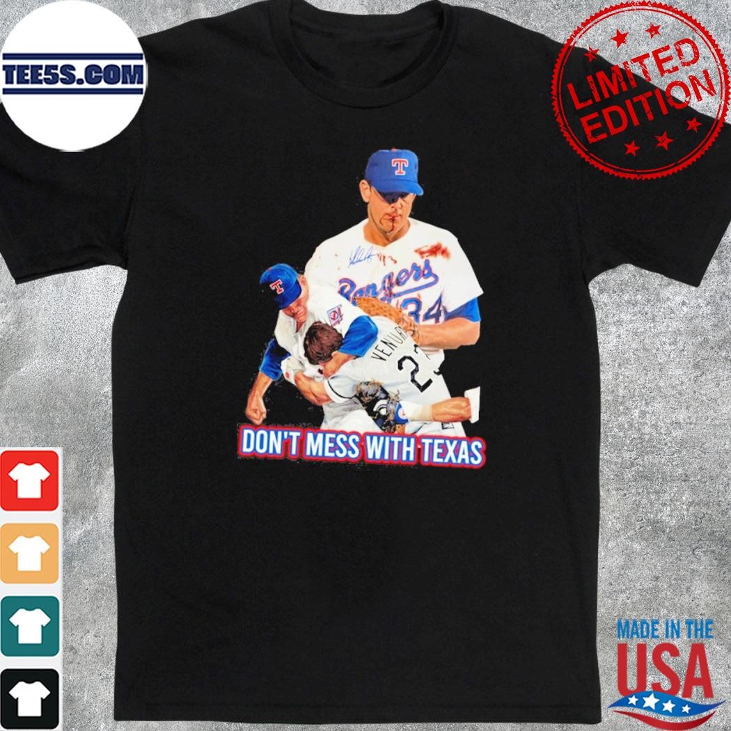 Cheap don't mess with Texas nolan ryan robin ventura shirt