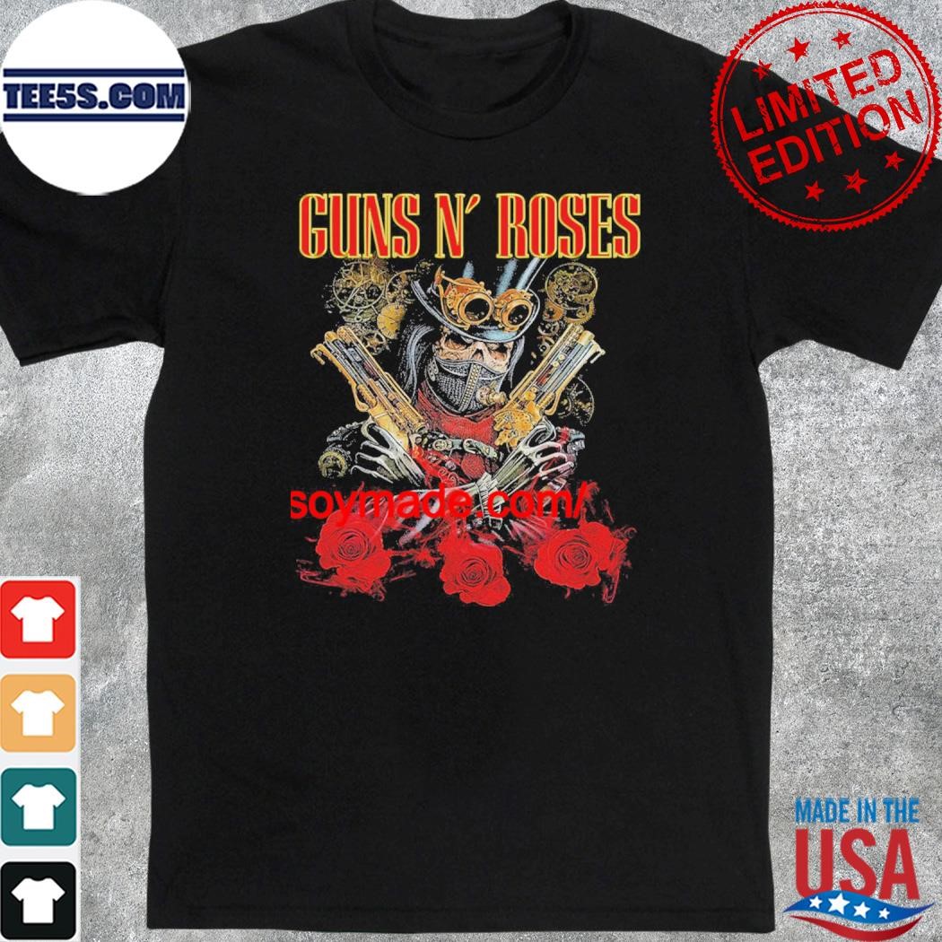 Cheap skull rock band guns n roses shirt