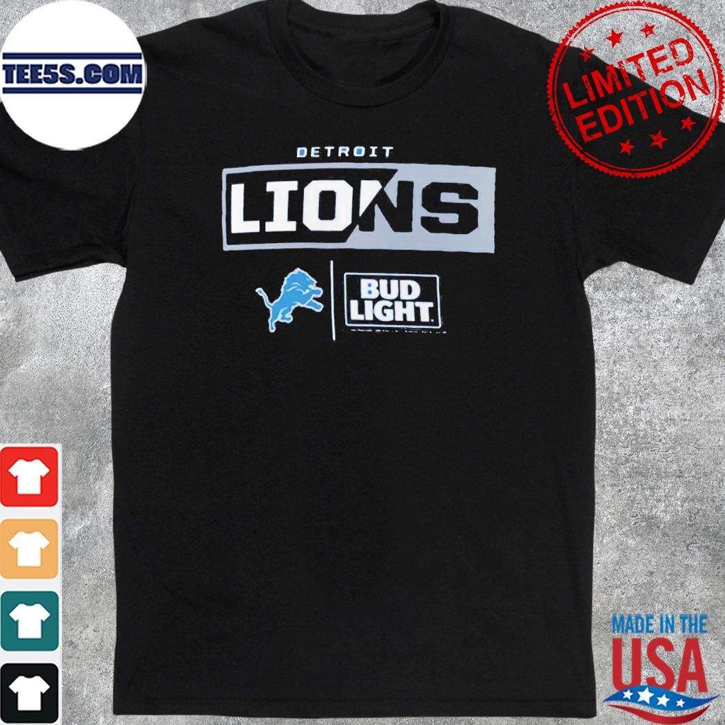 Detroit Lions Fanatics Branded Nfl X Bud Light T-Shirt