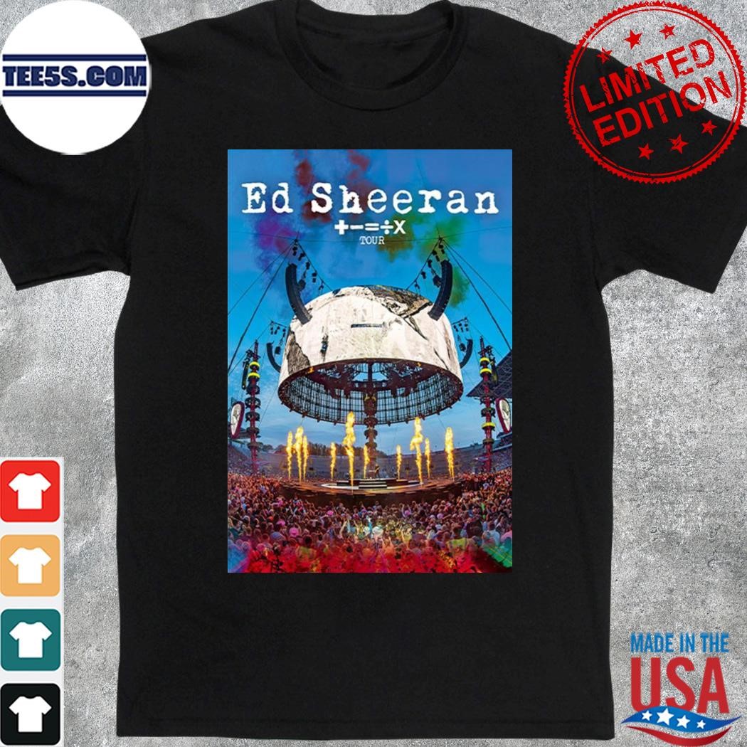 Ed sheeran 2023 Australia and New zealand poster shirt