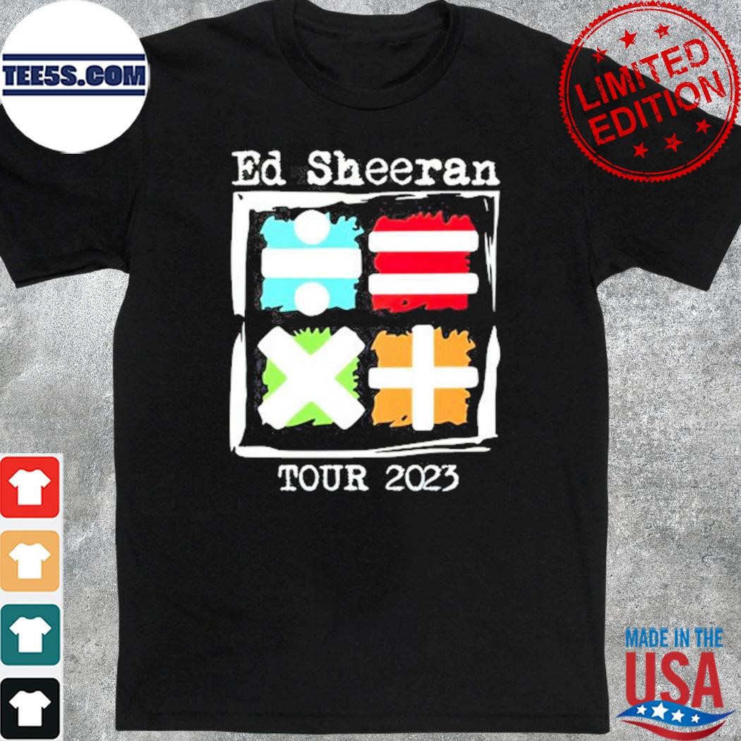Ed sheeran mathematics tour Australia us 2023 shirt