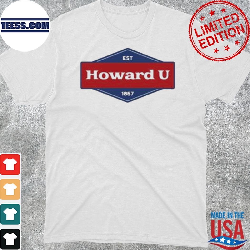Howard university happy drink logo shirt