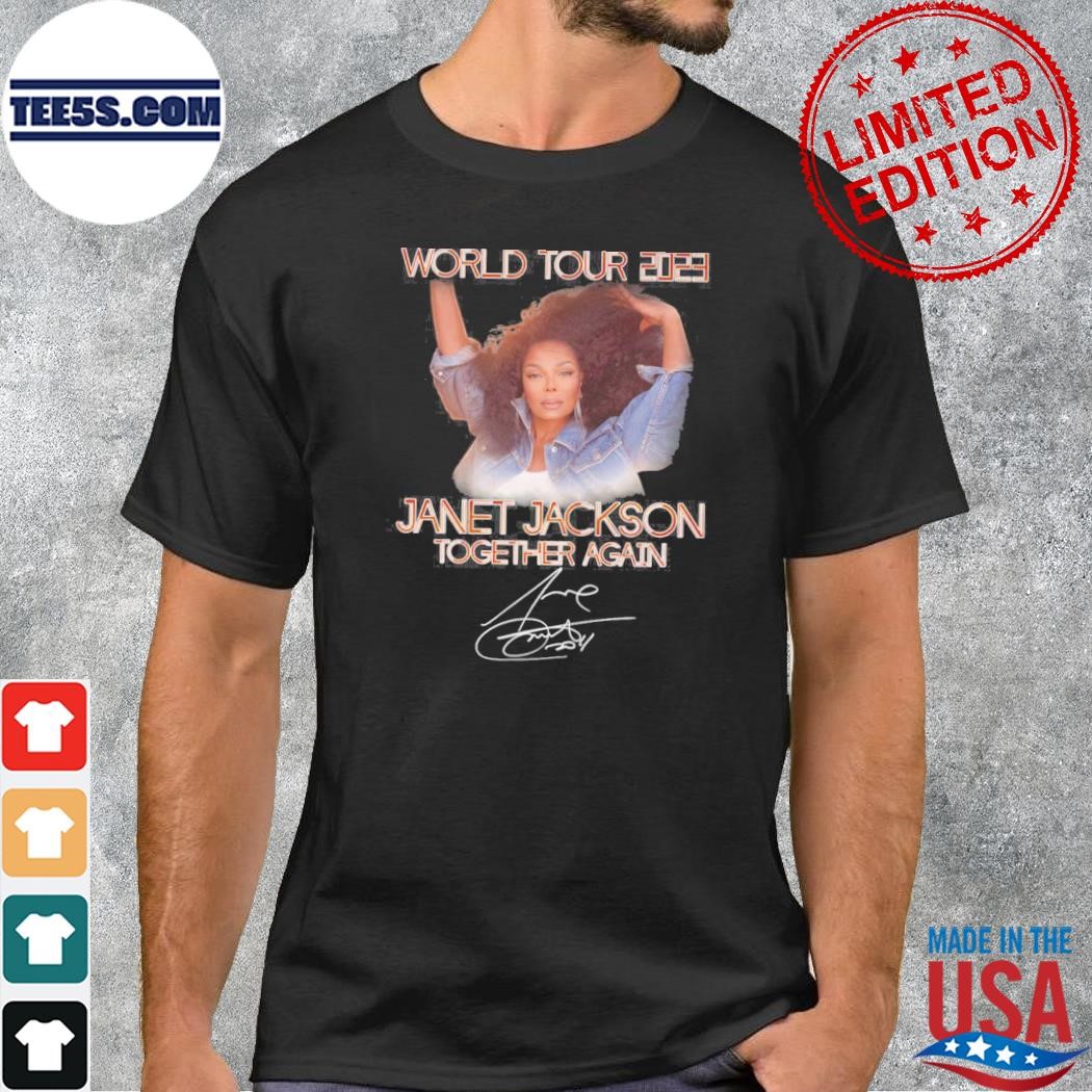 Janet jackson world tour 2023 together again shirt