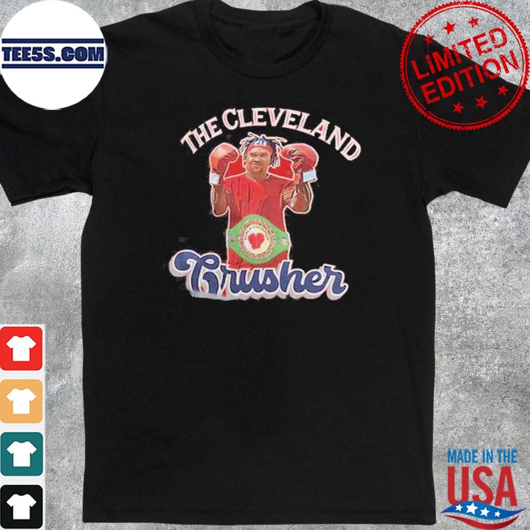 Jose ramirez down goes anderson the Cleveland crusher shirt