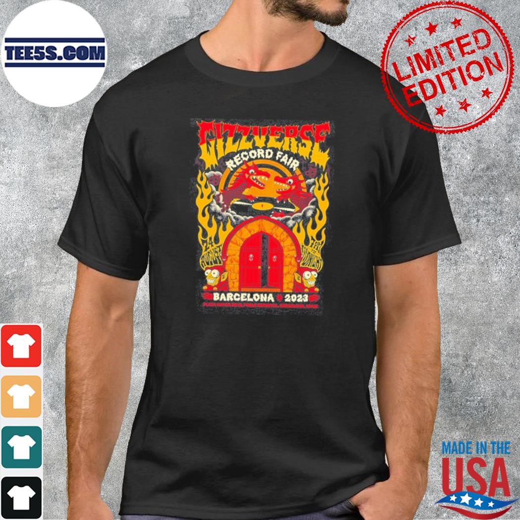 King Gizzard And The Lizard Wizard Barcelona 2023, 24 August, Spain T-Shirt