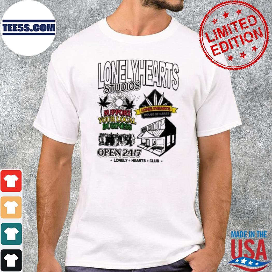 Lonely hearts club house of grass shirt