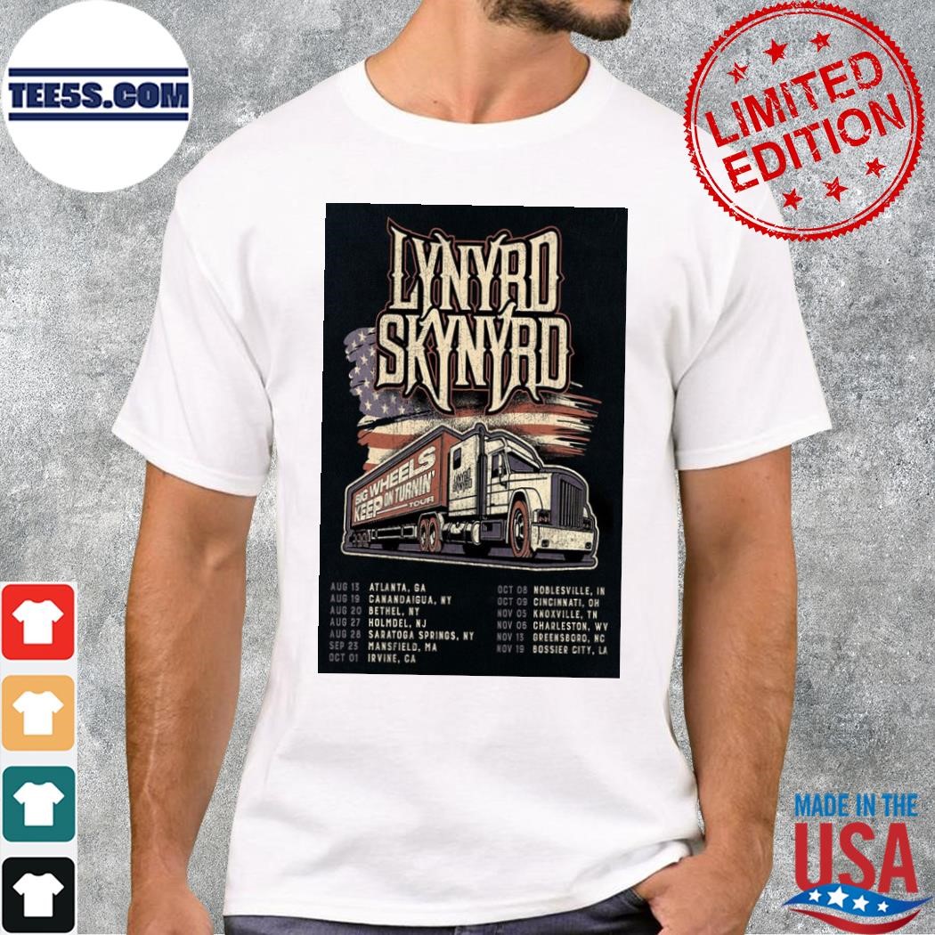 Lynyrd skynyrd tour summer 2023 poster shirt