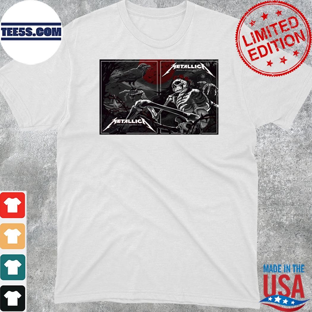Metallica Arlington AT&T Stadium, 18 & 20 Aug 2023 Poster shirt
