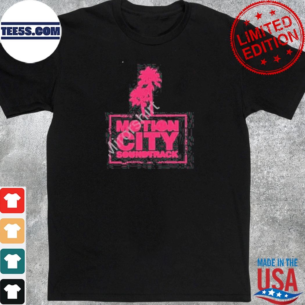 Motion city soundtrack merch palm tree cap shirt