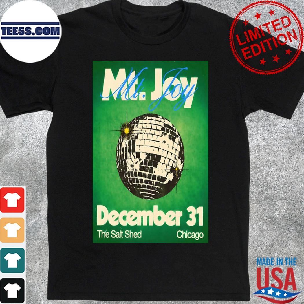 Mt. joy live december 31 2023 chicago poster shirt