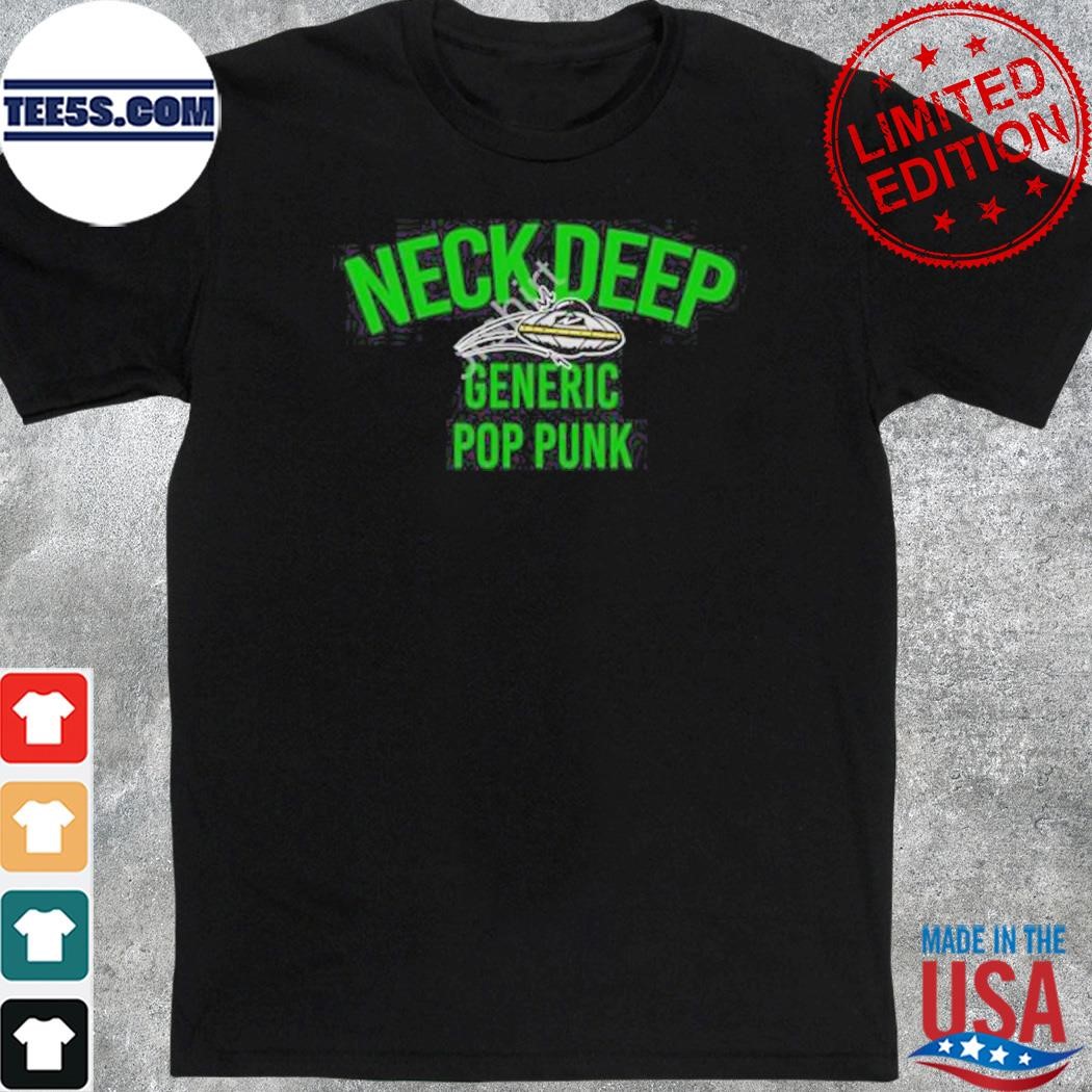 Neck deep generic pop punk alien version shirt
