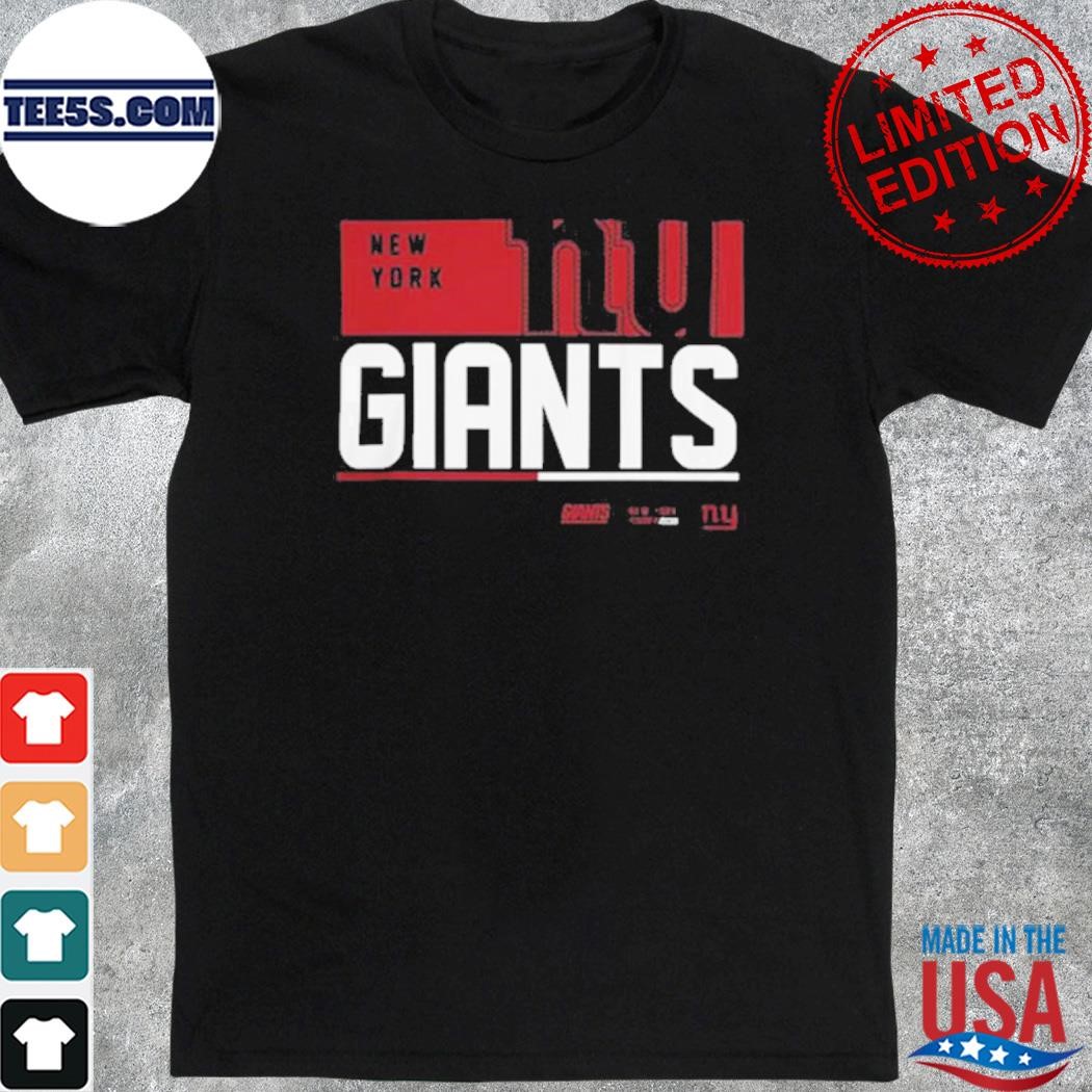 New york giants team incline shirt