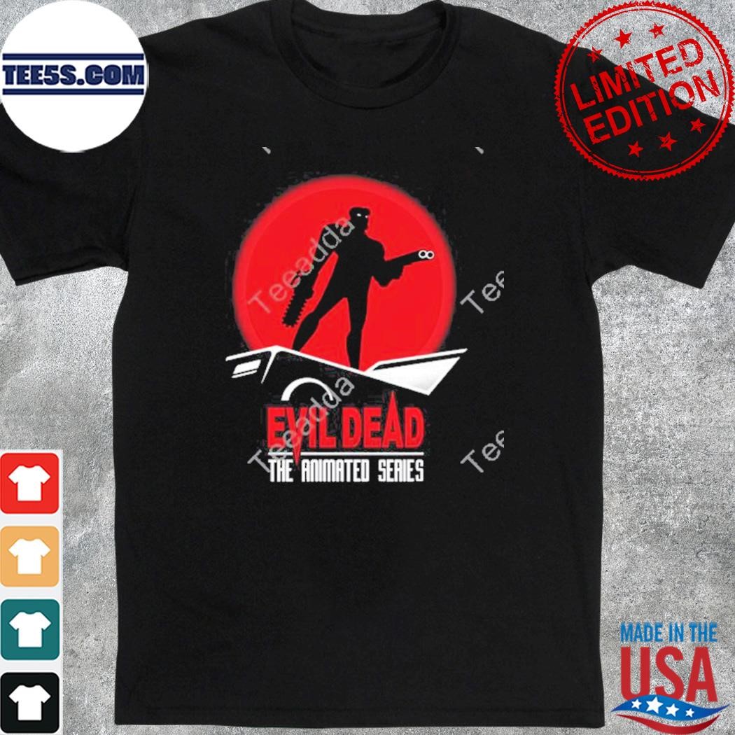 Official ash evil dead the animated series t-shirt