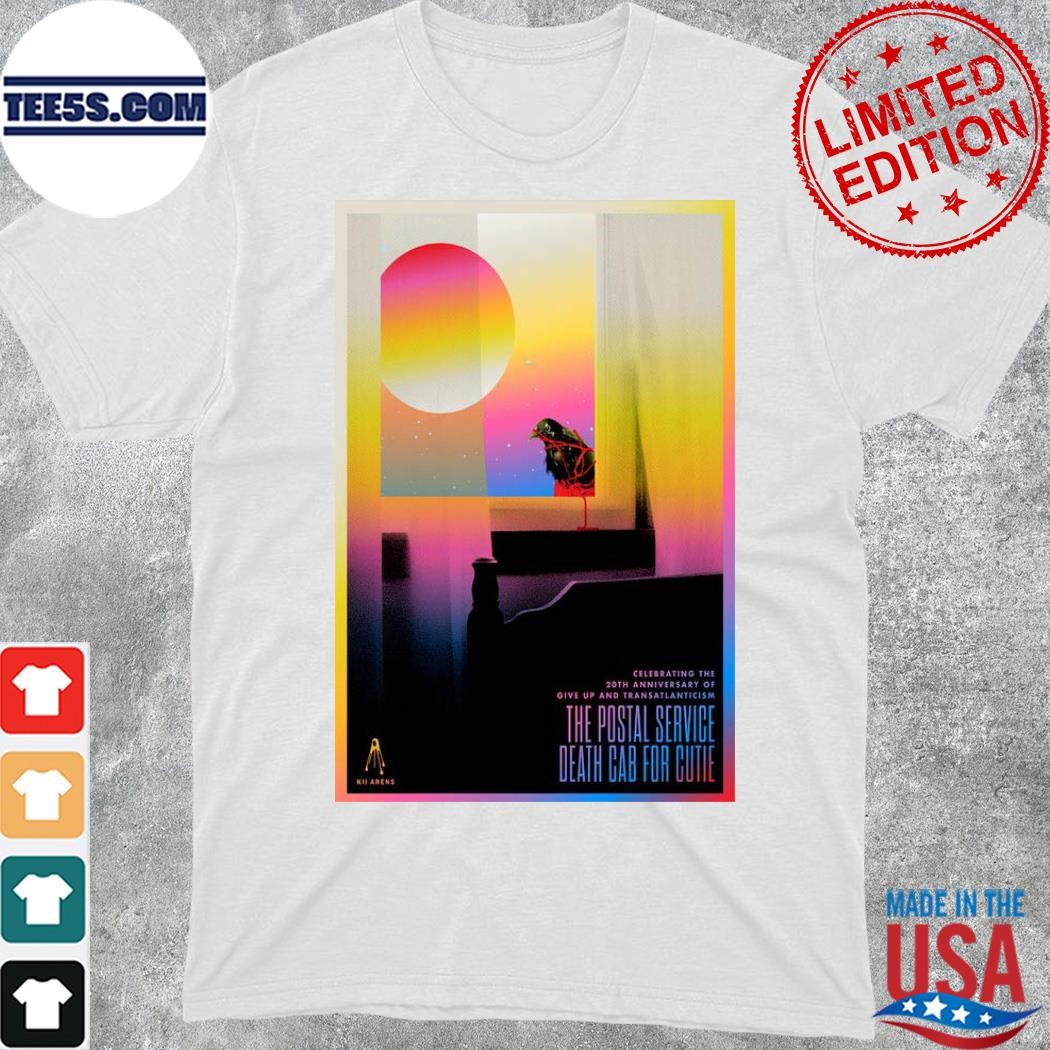 Official death Cab for Cutie The Postal Service 20th Anniversaries Transatlanticism Poster shirt