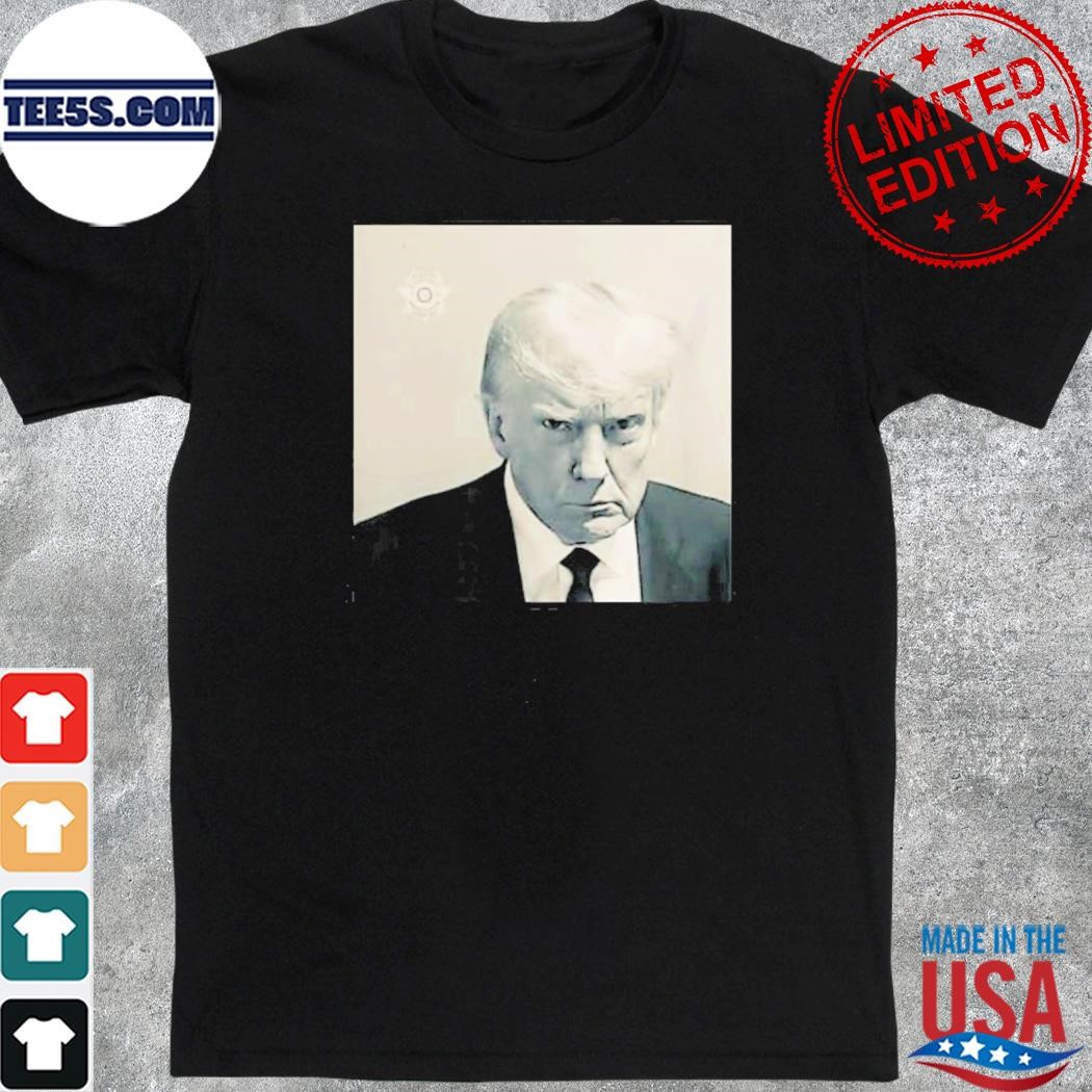 Official donald Trump mug shot republican arrest president MAGA 2024 T-Shirt