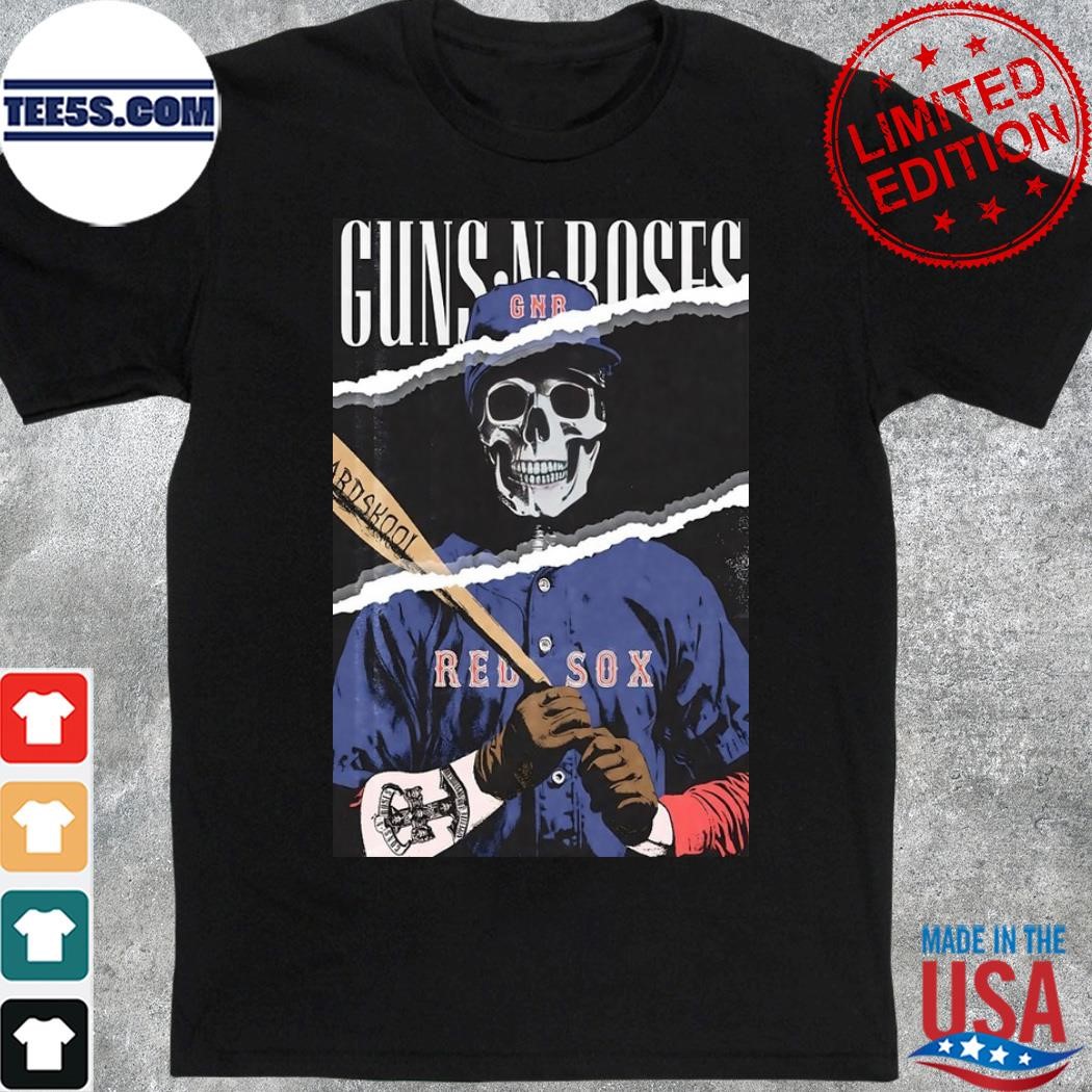 Official guns N' Roses August 21, 2023 Fenway Park Boston, MA Poster Shirt