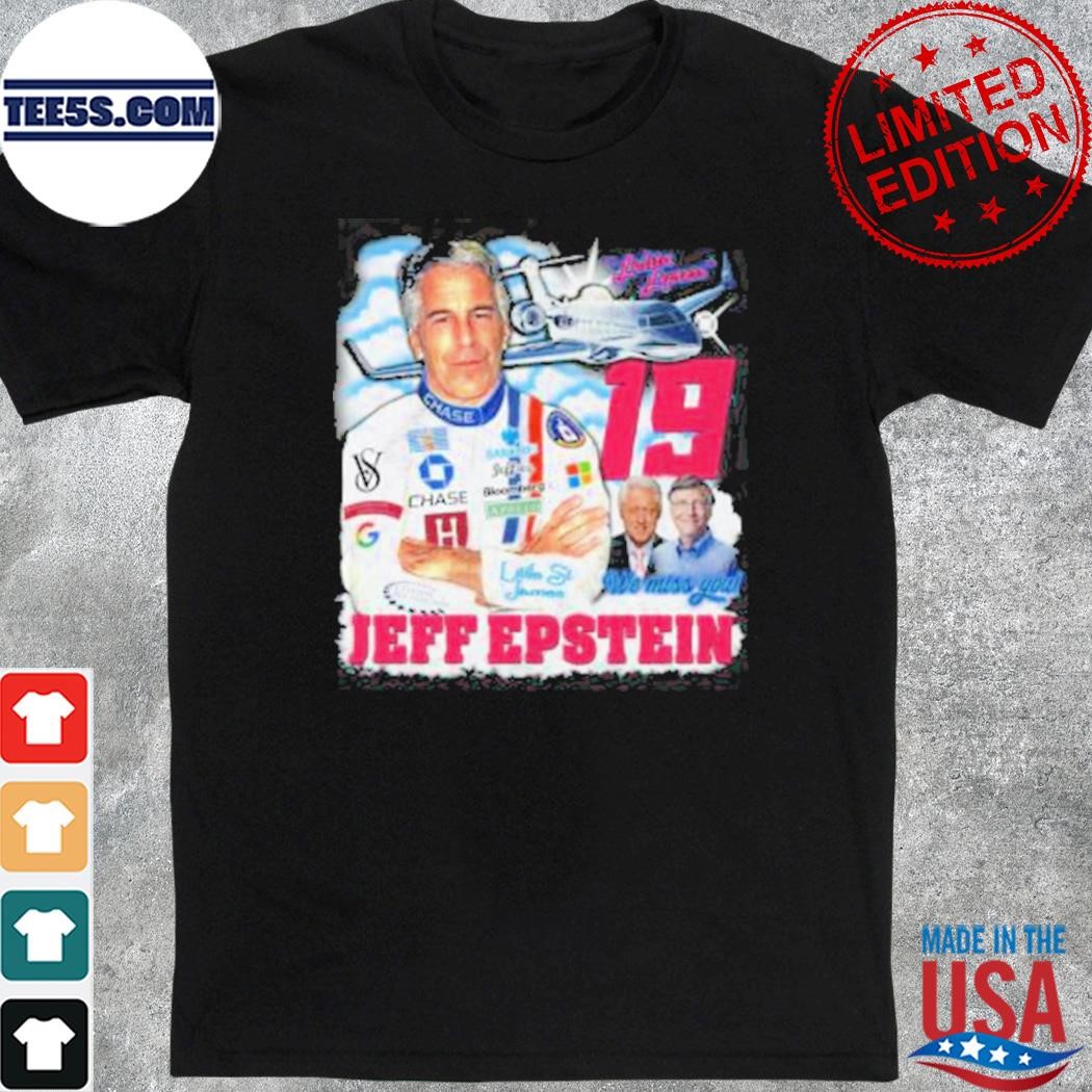 Official jeffrey Epstein 19 photo design t-shirt