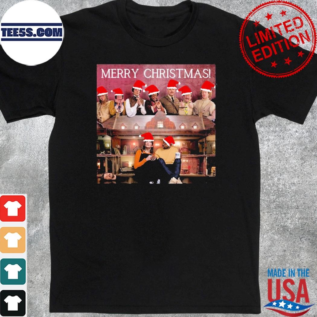 Official merry Christmas bbc ghosts photo design t-shirt