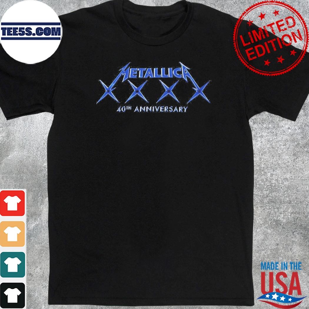 Official metallica 40 XXXX Shirt